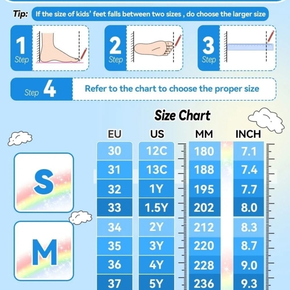 Sportneer 4Sizes Adjustable Light Up Kids Boys Roller Skates Black/Blue Medium - Picture 6 of 9